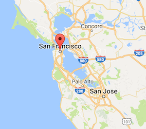 blank map of SF