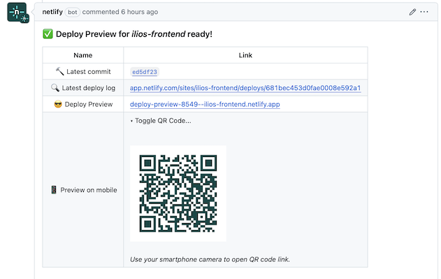 Netlify Pull Request Preview